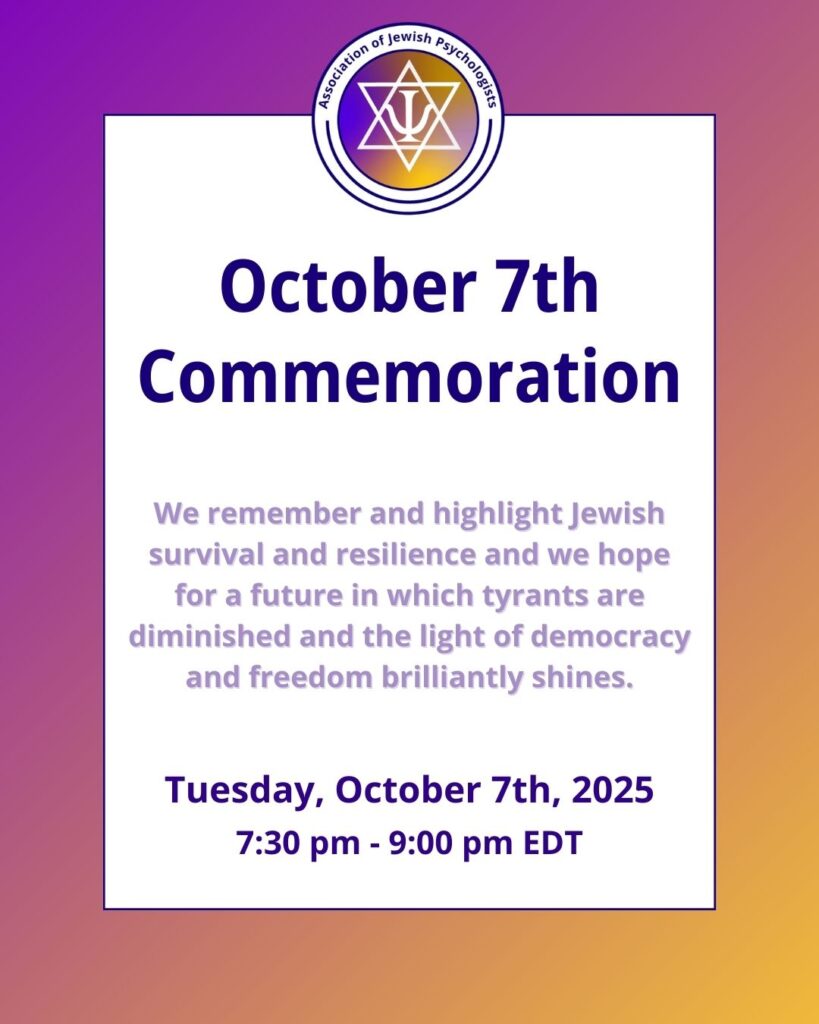 Oct. 7th Commemoration