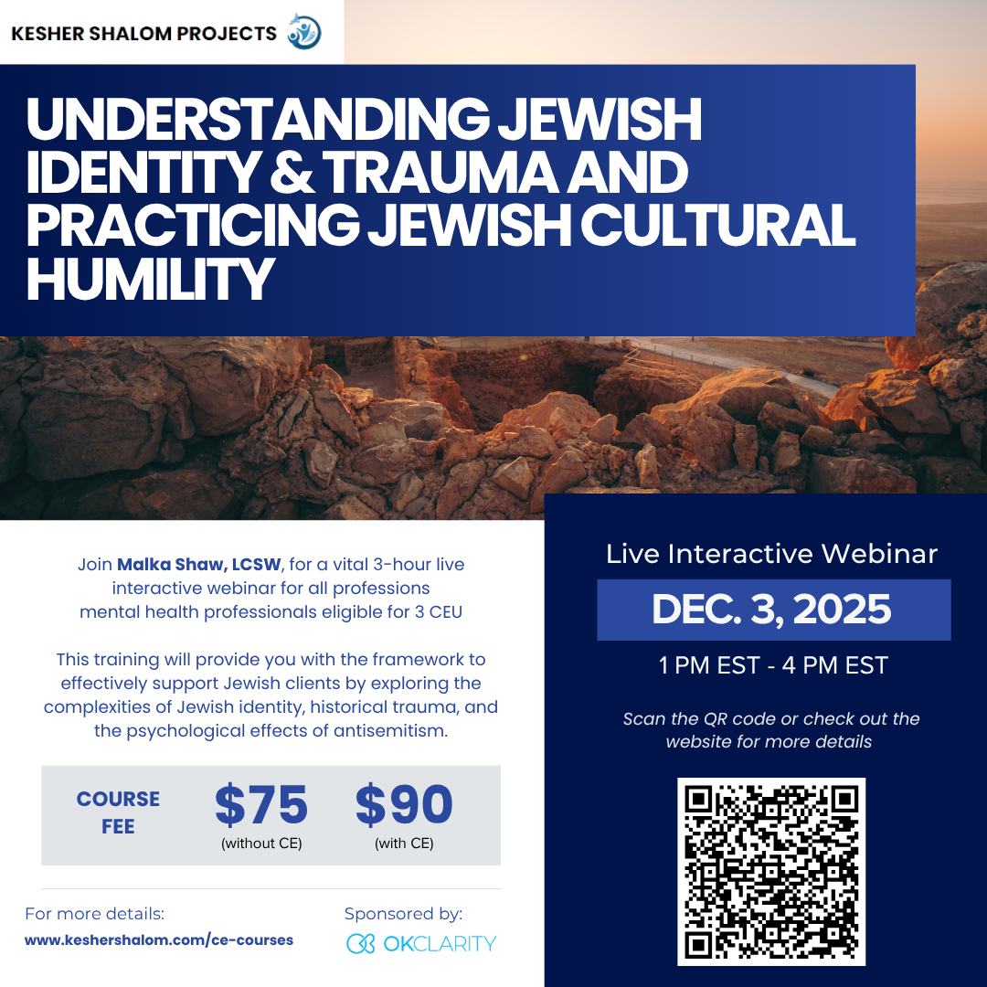 Jewish Humility Understanding Jewish Identity & Trauma and Practicing Jewish Cultural ...